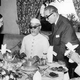 K.A. and Luba Hamied with his good friend Zakir Hussein, who became India’s president.